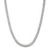 36" Sterling Silver 7mm Curb Chain Necklace