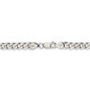 9" Sterling Silver 7mm Curb Chain Bracelet