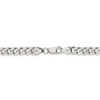 8" Sterling Silver 7mm Curb Chain Bracelet