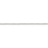22" Rhodium-plated Sterling Silver 1.25mm Cable Chain Necklace
