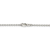 28" Sterling Silver 2.25mm Cable Chain Necklace