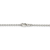 42" Sterling Silver 2.25mm Cable Chain Necklace