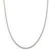 28" Sterling Silver 3.5mm Cable Chain Necklace
