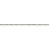 10" Sterling Silver 1.1mm Diamond-cut Rope Chain Anklet
