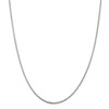 14" Sterling Silver 1.5mm Diamond-cut Rope Chain Necklace