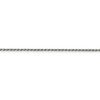 26" Rhodium-plated Sterling Silver 1.5mm Diamond-cut Rope Chain Necklace