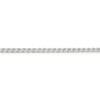 8" Sterling Silver 3.15mm Flat Cuban Anchor Chain Bracelet