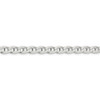 8" Sterling Silver 5.7mm Flat Cuban Anchor Chain Bracelet