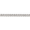 30" Sterling Silver Polished 5mm Curb Chain Necklace