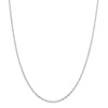 22" Sterling Silver 1.75mm Elongated Open Link Chain Necklace