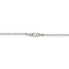 36" Sterling Silver 2mm Rolo Chain Necklace with Lobster Clasp