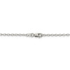 30" Sterling Silver 1.6mm Oval Fancy Rolo Chain Necklace