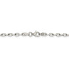 36" Sterling Silver 2.75mm Elongated Open Link Chain Necklace