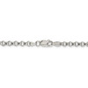7" Sterling Silver 4mm Rolo Chain Bracelet