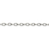 22" Sterling Silver 3.75mm Fancy Patterned Rolo Chain Necklace