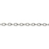 26" Sterling Silver 3.75mm Fancy Patterned Rolo Chain Necklace