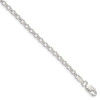 7" Sterling Silver 3mm Rolo Chain Bracelet