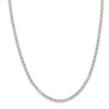 26" Sterling Silver 4mm Rolo Chain Necklace QFC75