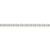 26" Sterling Silver 3.2mm Oval Fancy Rolo Chain Necklace