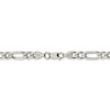 8" Sterling Silver 6.75mm Figaro Chain Bracelet
