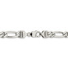 8" Sterling Silver 9mm Figaro Chain Bracelet
