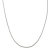 26" Sterling Silver 1.25mm Diamond-cut Round Franco Chain Necklace