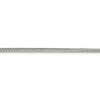 8" Sterling Silver 2.5mm Diamond-cut Round Franco Chain Bracelet