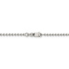 22" Sterling Silver 2.35mm Beaded Chain Necklace