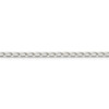 22" Sterling Silver 3.2mm Open Elongated Link Chain Necklace