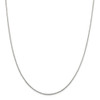 22" Sterling Silver 1.25mm Round Franco Chain Necklace