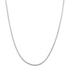 22" Sterling Silver 1.75mm Round Franco Chain Necklace