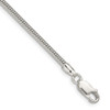 8" Sterling Silver 2.5mm Round Snake Chain Bracelet