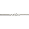 7" Sterling Silver 3mm Round Snake Chain Bracelet