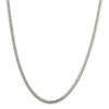 22" Sterling Silver 4mm Round Snake Chain Necklace