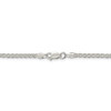 36" Sterling Silver 2.5mm Round Spiga Chain Necklace