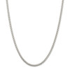 22" Sterling Silver 4mm Round Spiga Chain Necklace