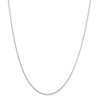 22" Sterling Silver 1.25mm Diamond-cut Round Spiga Chain Necklace