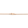 16" 14k Rose Gold 1.3mm Box Chain Necklace