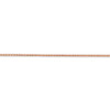 18" 14k Rose Gold 1.3mm Box Chain Necklace