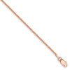 8" 14k Rose Gold 1.0mm Box Chain Bracelet