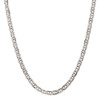 24" 14k White Gold 5.25mm Concave Anchor Chain Necklace