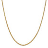 26" 14k Yellow Gold 2mm Byzantine Chain Necklace