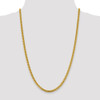 22" 14k Yellow Gold 4.25mm Solid Miami Cuban Chain Necklace