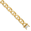 8" 14k Yellow Gold 12.5mm Hand-polished Anchor Link Bracelet