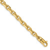 8.5" 14k Yellow Gold 5.9mm Hand-polished Fancy Link Bracelet