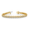 14k Yellow Gold A Diamond Tennis Bracelet X2898A