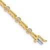 14k Yellow Gold A Diamond Tennis Bracelet X788A