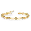 14k Yellow Gold A Diamond Tennis Bracelet X788A