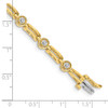 14k Yellow Gold A Diamond Tennis Bracelet X788A