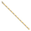 14k Two-tone Gold AAA Diamond Tennis Bracelet X2361AAA